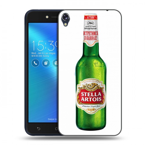 Дизайнерский силиконовый чехол для Asus ZenFone Live Stella Artois