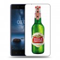 Дизайнерский пластиковый чехол для Nokia 8 Stella Artois