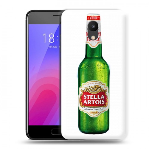 Дизайнерский пластиковый чехол для Meizu M6 Stella Artois