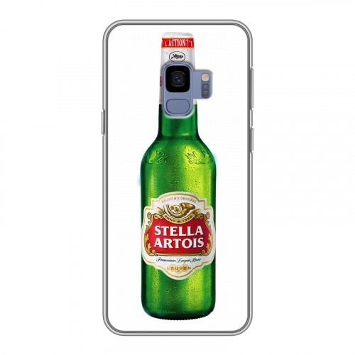 Дизайнерский пластиковый чехол для Samsung Galaxy S9 Stella Artois