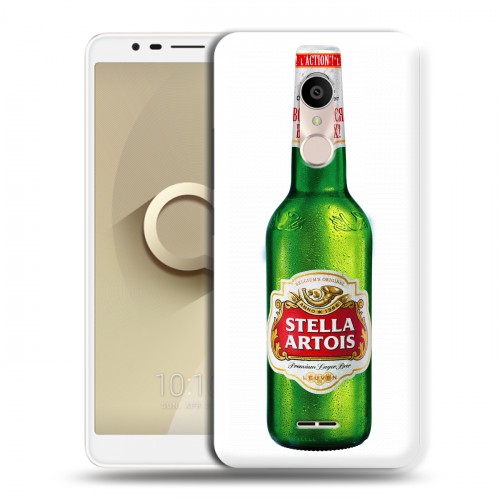 Дизайнерский силиконовый чехол для Alcatel 3C Stella Artois