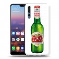 Дизайнерский силиконовый с усиленными углами чехол для Huawei P20 Pro Stella Artois