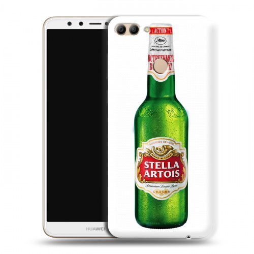 Дизайнерский пластиковый чехол для Huawei Y9 (2018) Stella Artois