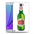 Дизайнерский пластиковый чехол для Samsung Galaxy Note 2 Stella Artois