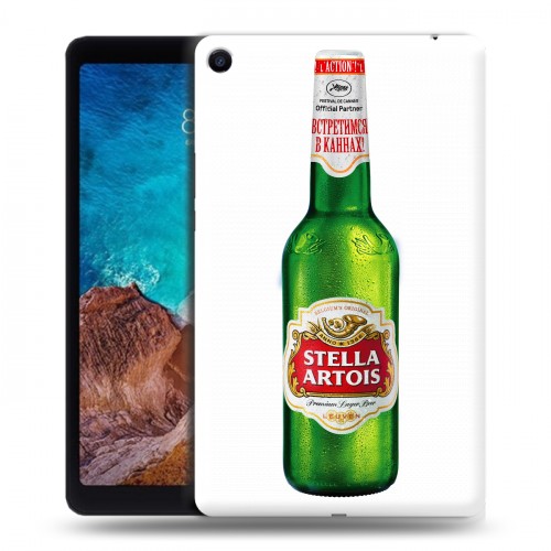 Дизайнерский силиконовый чехол для Xiaomi Mi Pad 4 Plus Stella Artois