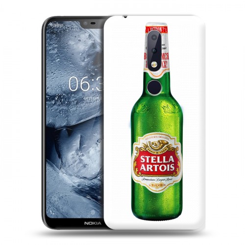 Дизайнерский силиконовый чехол для Nokia 6.1 Plus Stella Artois