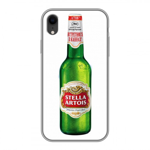 Дизайнерский силиконовый чехол для Iphone Xr Stella Artois