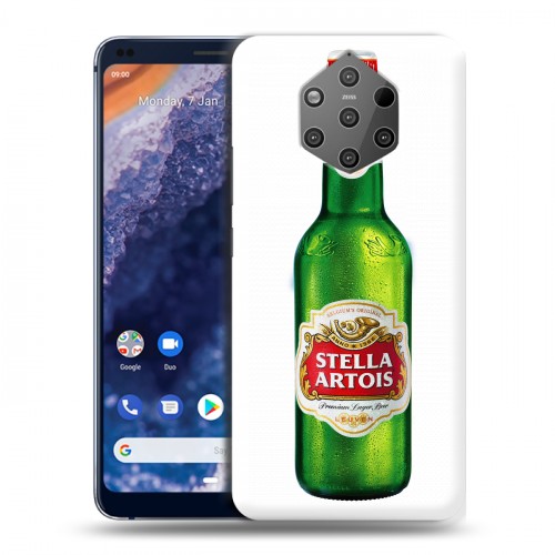 Дизайнерский силиконовый чехол для Nokia 9 PureView Stella Artois