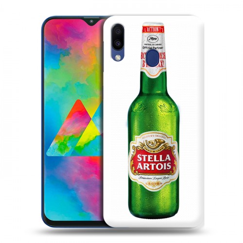 Дизайнерский пластиковый чехол для Samsung Galaxy M20 Stella Artois