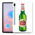 Дизайнерский силиконовый чехол для Samsung Galaxy Tab S6 Stella Artois