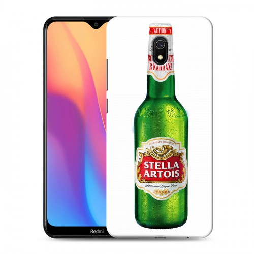 Дизайнерский силиконовый с усиленными углами чехол для Xiaomi RedMi 8A Stella Artois