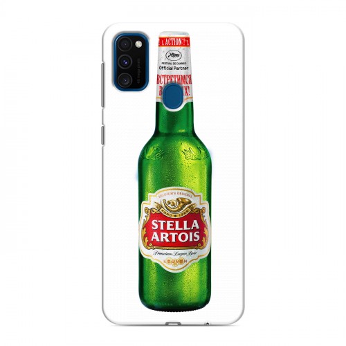 Дизайнерский силиконовый чехол для Samsung Galaxy M30s Stella Artois