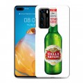 Дизайнерский пластиковый чехол для Huawei P40 Stella Artois