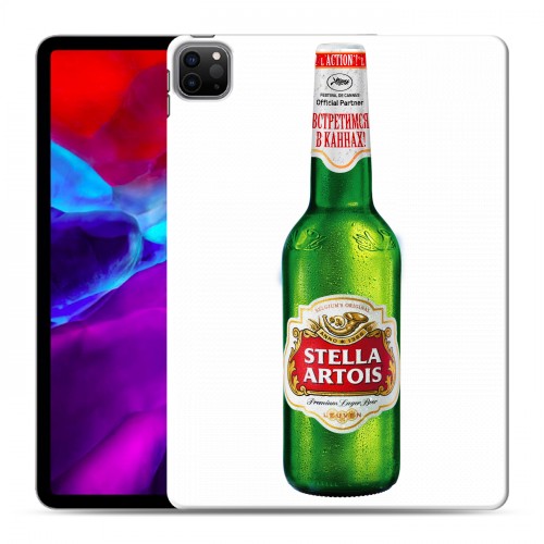 Дизайнерский силиконовый с усиленными углами чехол для Ipad Pro 11 (2020) Stella Artois