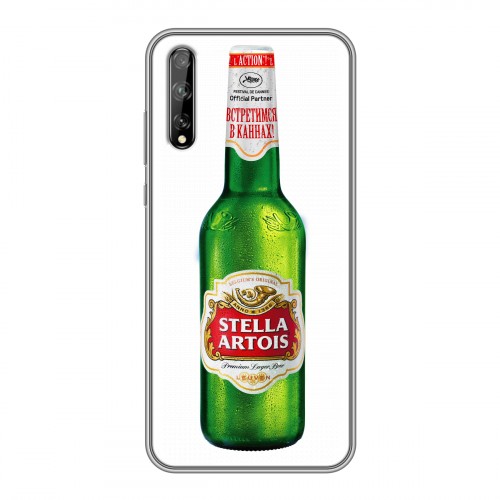 Дизайнерский силиконовый чехол для Huawei Y8p Stella Artois