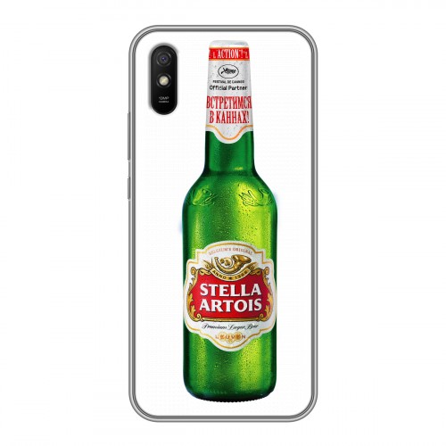 Дизайнерский силиконовый чехол для Xiaomi RedMi 9A Stella Artois