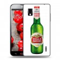 Дизайнерский пластиковый чехол для LG Optimus G Stella Artois