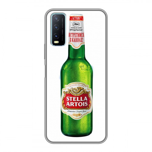 Дизайнерский силиконовый чехол для Vivo Y20 Stella Artois