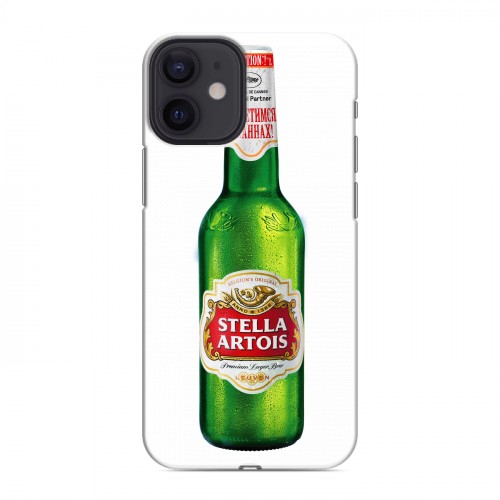 Дизайнерский силиконовый с усиленными углами чехол для Iphone 12 Mini Stella Artois