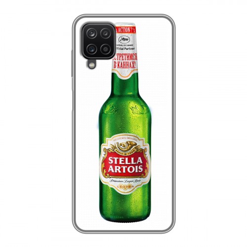 Дизайнерский пластиковый чехол для Samsung Galaxy A12 Stella Artois