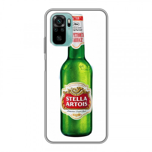 Дизайнерский силиконовый чехол для Xiaomi RedMi Note 10 Stella Artois