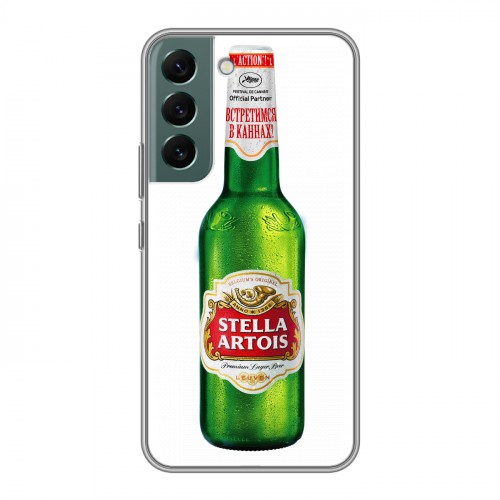 Дизайнерский силиконовый чехол для Samsung Galaxy S22 Stella Artois