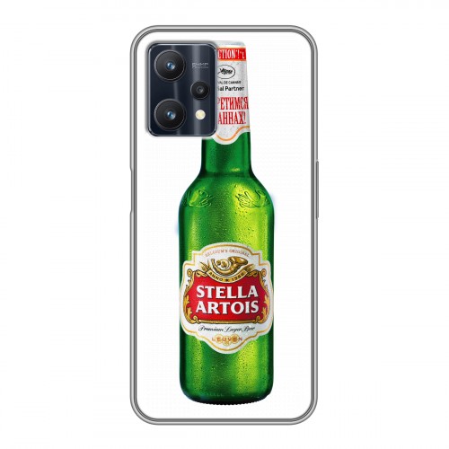 Дизайнерский силиконовый чехол для Realme 9 Pro Stella Artois