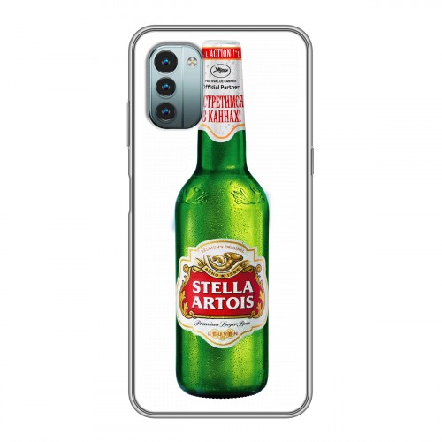 Дизайнерский силиконовый чехол для Nokia G11 Stella Artois