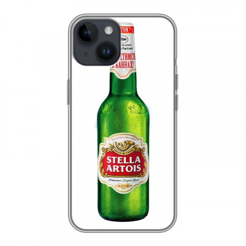 Дизайнерский пластиковый чехол для Iphone 14 Stella Artois