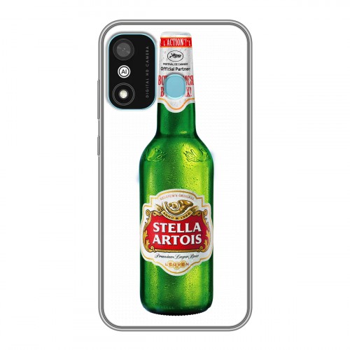 Дизайнерский силиконовый чехол для Itel A27 Stella Artois