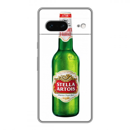 Дизайнерский силиконовый чехол для Google Pixel 7 Stella Artois