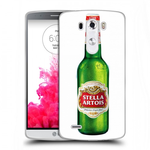 Дизайнерский пластиковый чехол для LG G3 (Dual-LTE) Stella Artois