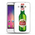 Дизайнерский пластиковый чехол для LG L60 Stella Artois