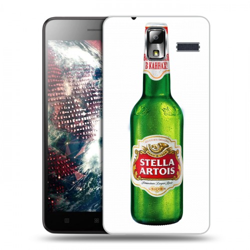 Дизайнерский силиконовый чехол для Lenovo S580 Ideaphone Stella Artois