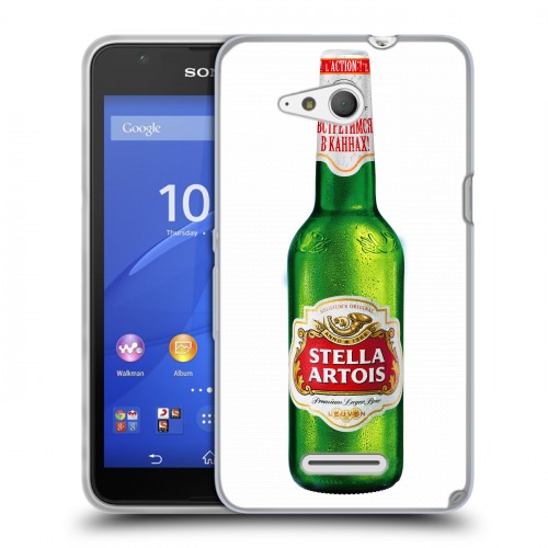 Дизайнерский пластиковый чехол для Sony Xperia E4g Stella Artois