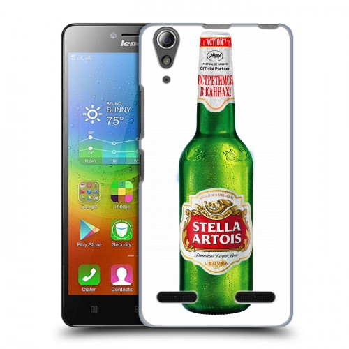 Дизайнерский пластиковый чехол для Lenovo A6000 Stella Artois