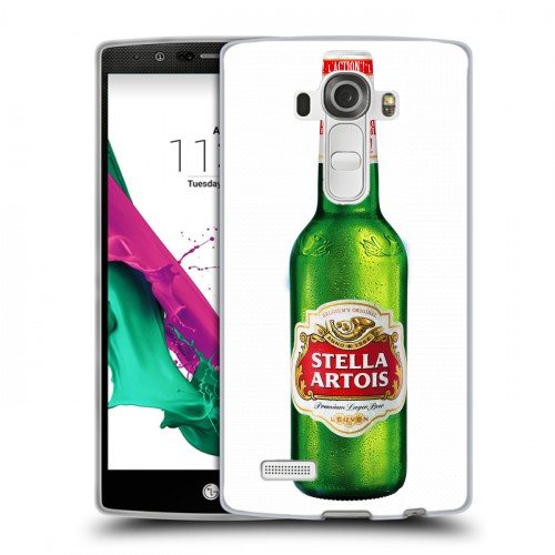 Дизайнерский пластиковый чехол для LG G4 Stella Artois