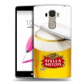 Дизайнерский силиконовый чехол для LG G4 Stylus Stella Artois