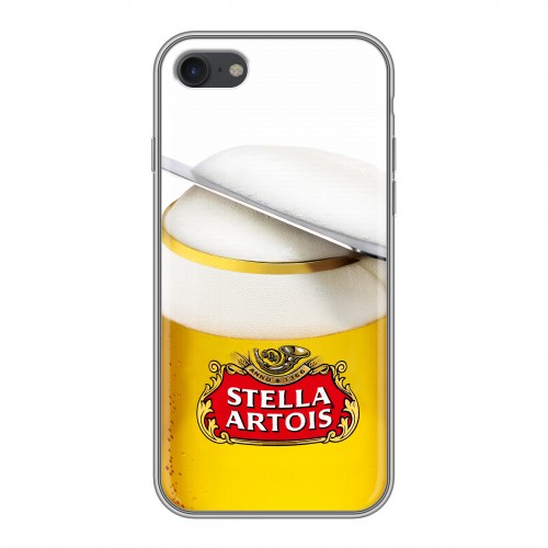 Дизайнерский силиконовый чехол для Iphone 7 Stella Artois