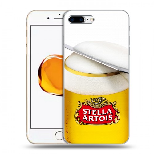 Дизайнерский пластиковый чехол для Iphone 7 Plus / 8 Plus Stella Artois