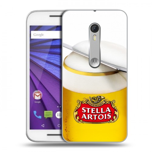 Дизайнерский пластиковый чехол для Lenovo Moto G Stella Artois