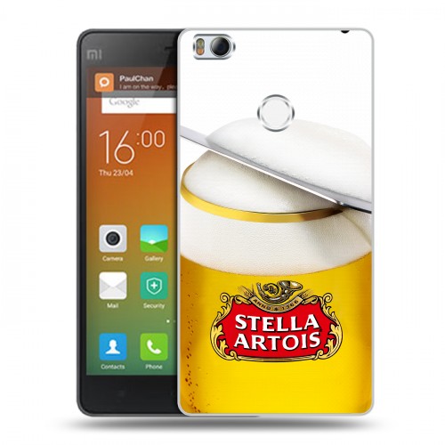 Дизайнерский пластиковый чехол для Xiaomi Mi4S Stella Artois