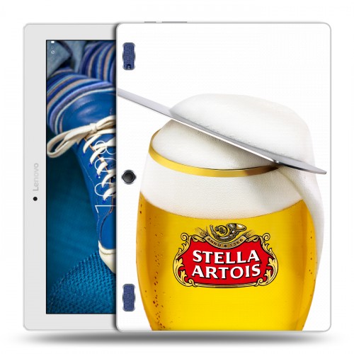 Дизайнерский силиконовый чехол для Lenovo Tab 2 A10-30 Stella Artois