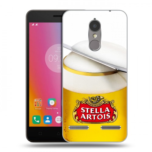 Дизайнерский силиконовый чехол для Lenovo K6 Stella Artois