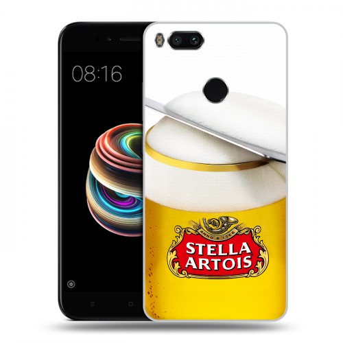 Дизайнерский силиконовый чехол для Xiaomi Mi5X Stella Artois