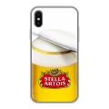 Дизайнерский силиконовый чехол для Iphone x10 Stella Artois