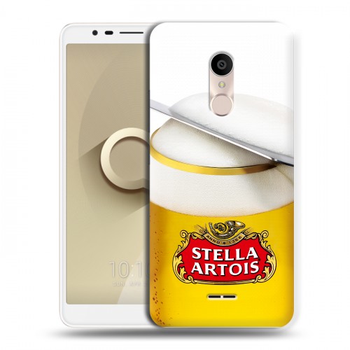 Дизайнерский силиконовый чехол для Alcatel 3C Stella Artois