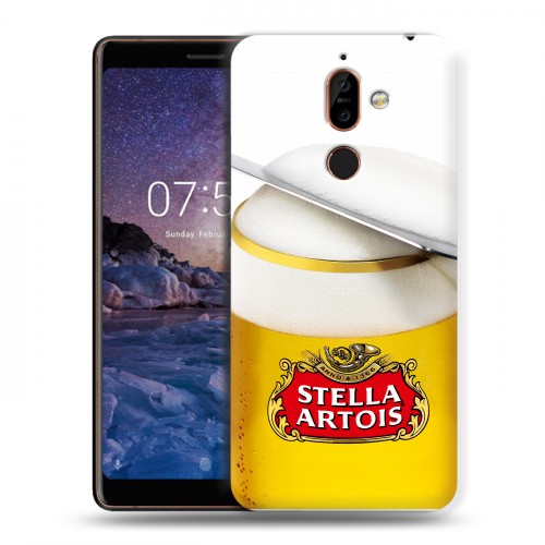 Дизайнерский пластиковый чехол для Nokia 7 Plus Stella Artois