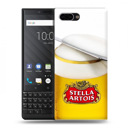 Дизайнерский пластиковый чехол для BlackBerry KEY2 Stella Artois