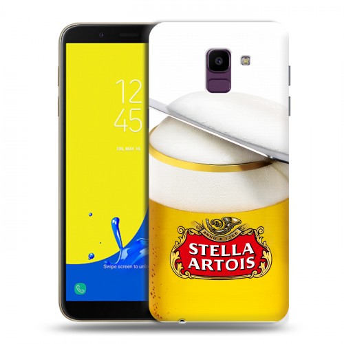 Дизайнерский пластиковый чехол для Samsung Galaxy J6 Stella Artois